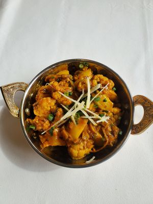 Vegan Aloo Gobhi at Namaste India in Chatan