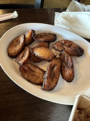 Plantains  at Pupusas Paradise in Denver