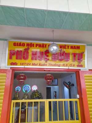 Name and address at Pho Hue Buddhist Temple - Chùa Phổ Huệ - Phổ Huệ Bửu Tự in Ho Chi Minh City