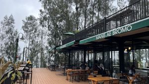 Restaurant view #Veganuary at Manis Ae Cabin & Resto Bromo in Ngadisari