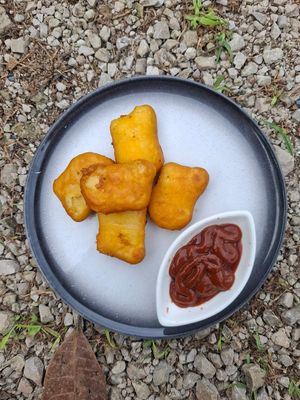 Vegan Nuggets at Tarzan Coffee Hut in Surat Thani