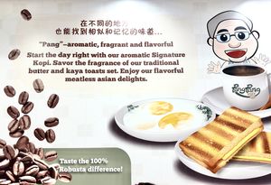 Pang Pang  at Pang Pang Kopi SG -香香咖啡 in Central Singapore