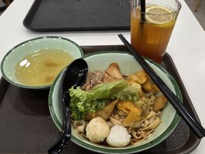 Bak Chor Mee Set at Pang Pang Kopi SG -香香咖啡 in Central Singapore