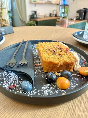 Carrot Cake  at Fauna x Flora Café in Leipzig