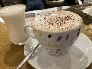 Cappuccino and extra milk foam  at La Caffetteria in Nerviano