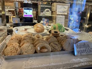 Vegan cookies  at La Caffetteria in Nerviano