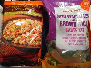 Vegan rice mixes at Trader Joe's in Naples