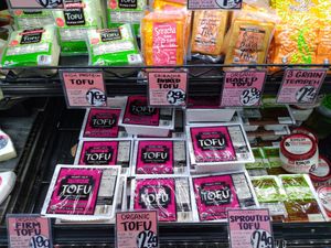 Tofu and tempeh at Trader Joe's in Naples