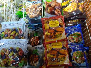 Various frozen foods at Trader Joe's in Naples