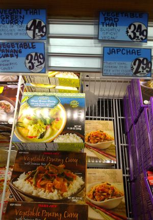 Frozen meals at Trader Joe's in Naples