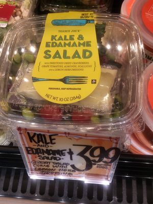 Kale and edamame salad at Trader Joe's in Naples