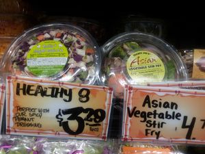 Cut veggies at Trader Joe's in Naples