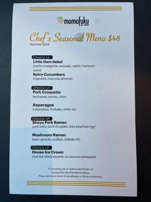  at Momofuku in Las Vegas