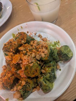 Spicy Cucumbers $13 at Momofuku in Las Vegas