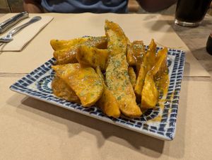 Patatas bravas at Mestiça NewClassic in Cordoba