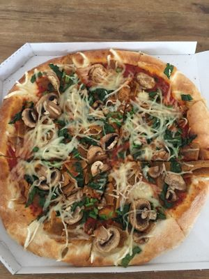 Special Vegan Döner Pizza again 🍕  at Dilgelay in Stuttgart