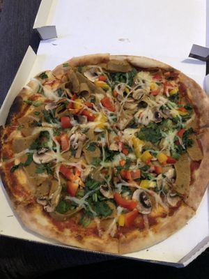Vegan Special Döner Pizza #Veganuary at Dilgelay in Stuttgart