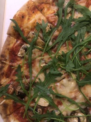 Pizza Close Up  at Dilgelay in Stuttgart