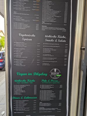Menü at Dilgelay in Stuttgart