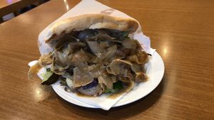 Döner aus Seitan at Dilgelay in Stuttgart