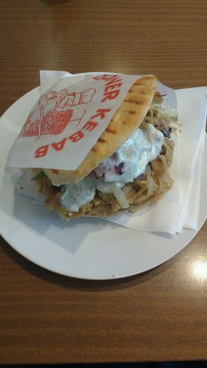 awesome vegan döner! at Dilgelay in Stuttgart