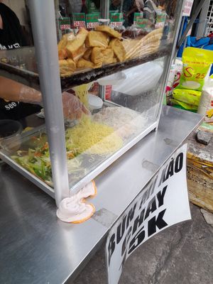 The stall at Bun Mi Xao Chay  in Ho Chi Minh City
