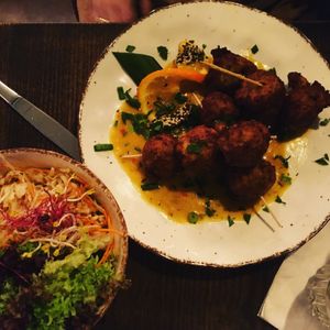 Linsenköfte at Das Reiskorn in Stuttgart