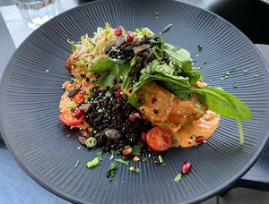 Hauptgang: Süsskartoffel 😍  at Das Reiskorn in Stuttgart