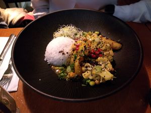 Gemüse Curry-Tajine at Das Reiskorn in Stuttgart