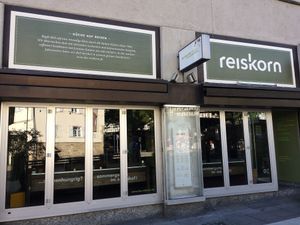 Facade at Das Reiskorn in Stuttgart