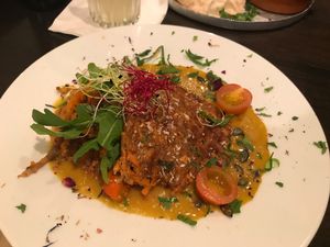 Sweet Potatoe Puffer at Das Reiskorn in Stuttgart