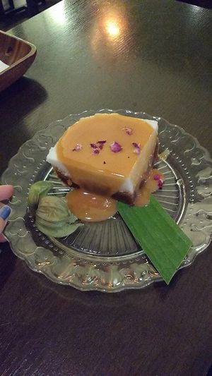 vegan lime pie! divine! at Das Reiskorn in Stuttgart