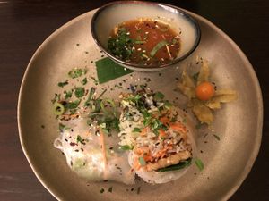 summerrolls  at Das Reiskorn in Stuttgart