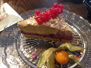 nice dessert at Das Reiskorn in Stuttgart