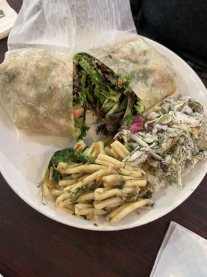  Chicken and basil pesto wrap  at Earth Bistro in Cleveland