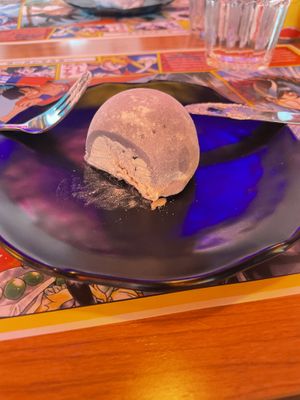 Mochi  de mirtilo vegan 😋  at Ramen Shifu - Expo in Lisbon