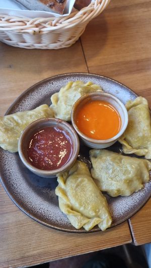 "Fish" pierogi at Pierogarnia Stary Młyn in Bydgoszcz