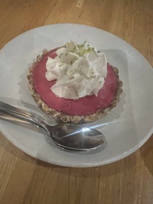 The pink lime tart  at True Food Kitchen - Fashion Valley Mall in San Diego