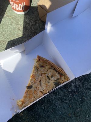 Butternut & leek quiche   at Land & Monkeys - Les Halles in Paris