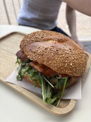 BLT - really good  at Land & Monkeys - Les Halles in Paris