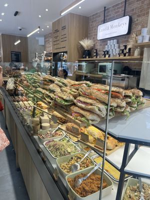 Bakery selection  at Land & Monkeys - Les Halles in Paris
