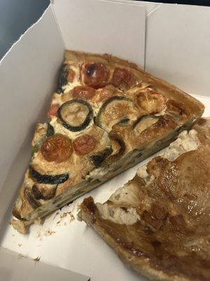 Quiche Tomate - Courgette  at Land & Monkeys - Les Halles in Paris