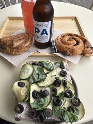 Foccacia   at Land & Monkeys - Les Halles in Paris