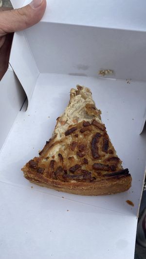 Quiche lorraine  at Land & Monkeys - Les Halles in Paris