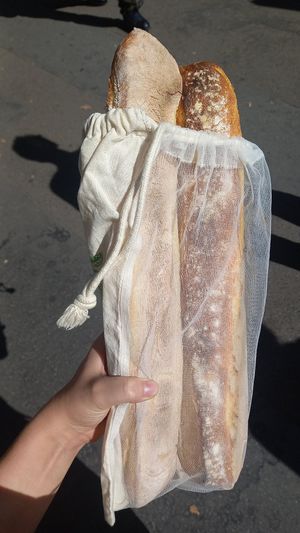 baguettes 1,30€/each at Land & Monkeys - Les Halles in Paris