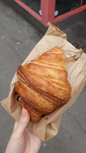 Croissant at Land & Monkeys - Les Halles in Paris