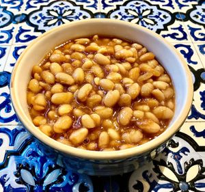 Baked beans at Feta Restaurant in Dubai