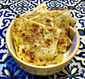 Paratha  at Feta Restaurant in Dubai