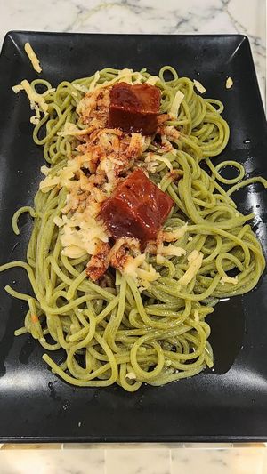 Spaghetti de verduras at PASTAFINNA Veg in Malaga