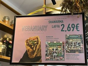Veganuary Angebot   at Streetfood269 - Eschersheimer Landstraße in Frankfurt